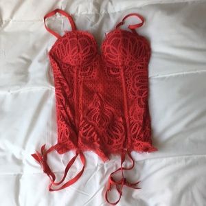NWT Fierce Victoria’s Secret mesh Corset/Bustier.
